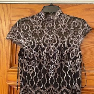 Tadashi Shoji Embellished Gown Size 12